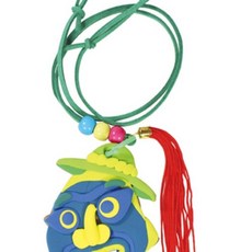 전통 탈 목걸이 파란 말뚝이 어르신만들기