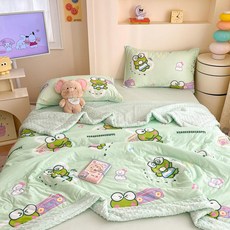 어린이 여름 이불 귀여운 캐릭터 시원한 아동 침대이불 가볍고 편안한 침구, 바이브런트 빅아이 프로그