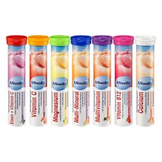 독일 내수용 미볼리스 발포 비타민 6종 혼합 세트 멀티 비타민, 6개, 20정