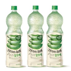 자연은 알로에 주스, 1.5L, 3개