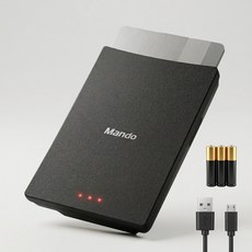 HL만도 무선 건전지형 하이패스 단말기 AP350S, 블랙, 단말기 + 거치대 + USB케이블 + 건전지3개