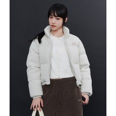 리 LEE 패딩 여성용 우먼 니트 숏 다운 컬러2종 택1