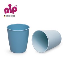 【NIP】德國製環保系列兒童餐杯-綠/藍/粉，德國製造環保材質，輕巧好握，安全無毒, 藍, 1個, 250ml