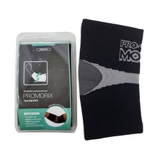 프로모릭스 팔꿈치보호대 엘보 헬스 골프 테니스 아대 압박밴드 테이핑 국내생산, 블랙, 1개