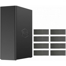 테라마스터 F4 SSD NAS 저장장치 - 4베이 전 서버 N95 쿼드코어 CPU 8GB DDR5 RAM 5GbE 포트 손바닥 크기 고성능 네트워크 연결 디스크 없음, F8 SSD Plus