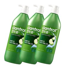 샴푸 댄트롤 비듬샴푸 프레쉬애플, 3개, 820ml