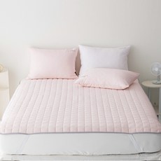 띵스룸 쿨 냉감패드 오코텍스인증 여름침대패드, 쿨매트, 냉감)오싹 핑크