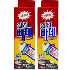 일신 차량 보수용 빠데, 100g, 2개