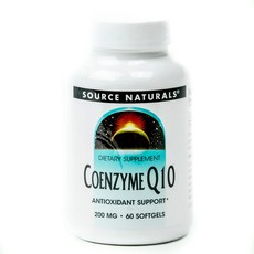 SOURCE NATURALS 無麩質輔酶Q10軟膠囊 200mg, 1個, 60 件