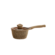 아메르쿡 알페타 마블 무결착 밀크팬, 1개, 커피, 18cm