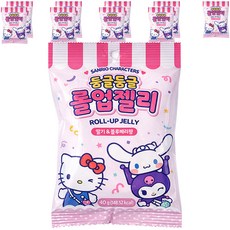 산리오 둥글둥글 롤업젤리, 10개, 40g