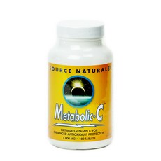 SOURCE NATURALS 維他命C錠 1000mg, 1入, 100顆