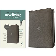 (영문도서) NLT Compact Giant Print Zipper Bible Filament-Enabled Edition Zipper (Red Letter Leatherli... Imitation Leather, Tyndale House Publishers, English, 9781496480101