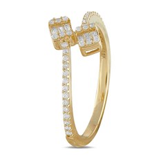 LB 익스클루시브 중고 14K 옐로 골드 다이아몬드 링