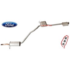 昇鈺 FORD SCORPIO 單凸 中後段消音器, 1個