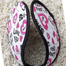 오픈비 패턴 귀마개(하트) 보온 등산귀마개 방한용귀마개