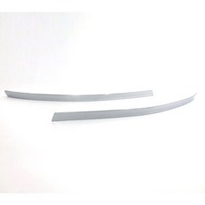 IDFR 適用於 Audi 奧迪 A4 B7 2005~2008 鍍鉻銀 前保險桿飾條, 亮銀, 1套