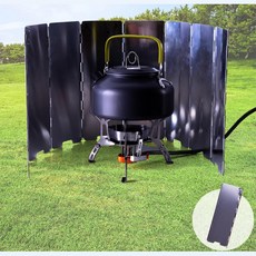 휴대용 접이식 캠핑 버너 고정 바람막이 윈드스크린 버너소품 등산, 휴대용바람막이8단