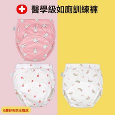 格子訓練褲 嬰幼兒斷尿不溼防水男女寶寶可洗戒尿布隔尿學習內褲, 一條試過裝, 1個