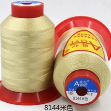 강인 폴리에스터 나일론 재봉사 방지 텐트 청바지 데님 가죽 기계 실크 자수 스레드, 1개, 색상: 24. beige 8144
