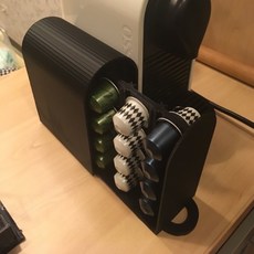 Nespresso 膠囊咖啡收納架 - 適用小膠囊 可收納24個咖啡膠囊, 灰色, 1套
