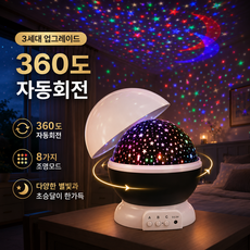 마니브 별빛은하 별자리 무드등 회전 우주, 블랙문