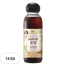샘표 새미네부엌 진간장, 450ml, 14개
