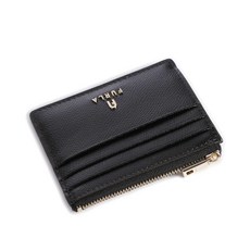 FURLA Camelia S Credit card holder grained leather nero 197072