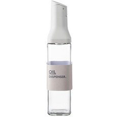 ColorfulHome 오일병 간장병에 물이 흐르지 않다 보여주는 수납 스타일리시 한 손 유리 조미료/기름통 드레싱병 병 오일병 식초 식초 식초 용기 500ml 요리용 선물 (그레
