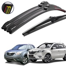 쉽딱 트리플 전면 후방 와이퍼 3P 세트, QM5(07~16)