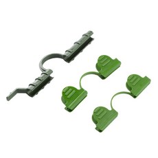 비닐하우스 활대 고정 클립 100개 세트 필름 비닐 집게 텃밭 온실 크립 미니 농업 취미 원예 6mm (100개) 100개, 6mm (20개) * 100개