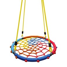 키즈카페 대형 놀이그네 키즈 의자 실내 놀이터 놀이 감통, A. 60cm 컬러 걸이줄