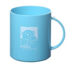 雷霆百貨 大美人冷水杯 400ml 塑膠杯 漱口杯, 藍色, 1個