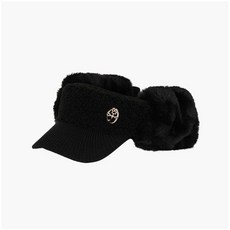 까스텔바작 여성 뽀글이 귀달이 탈착 썬캡 BGDWGC704, 블랙(BK)