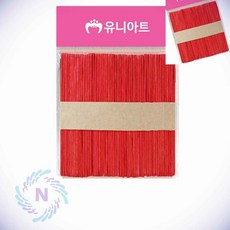 하드바 칼라 소 빨강 얼음바 미술만들기