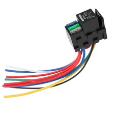 위저쉬 12V 3방향 퓨즈 릴레이 키트 5핀 SPDT 40A 헤비 듀티 12AWG 구리선 1개 및 ATCATO 블레이드 3개 포함 자동차 트럭 해상 보트 지프용 1, 2