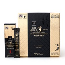 금흑 흑삼 에브리진생 프리미엄 농축액 스틱 (10ml x 30포), 1박스, 300ml