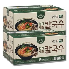 백제 일월풍면 멸치해물칼국수, 2개, 1.576kg
