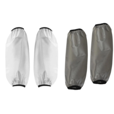 라온샵 오염방지팔토시 비닐 투명 작업용소매 1+1, 투명+블랙