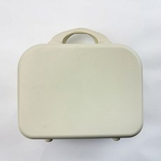 새로운 휴대용 화장품 케이스 14 인치 여행 보관 고급 휴대용 소형 수하물 가방 손 선물, D 스퀘어 라이트 그린 여행가방