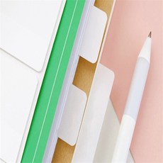 모두다모아 다용도 반투명 인덱스 분류용라벨탭 종이인덱스, 2inch