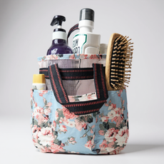 메쉬 목욕가방 망사 비치백 수영 물놀이 워터파크 가족온천 샤워 스파 수납 망사목욕백, 스카이, 상세페이지 참조