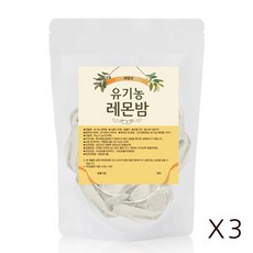 유기농 레몬밤 친환경 삼각 티백 해밀원, 3세트, 30개입, 1g