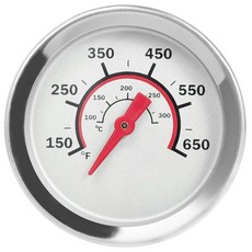1.8" 뚜껑 온도 게이지 G432-8L00-W1 Charbroil 그릴 온도계 교체용 Charbroil Advantage 및 트루 적외선 성능 463625217 46322952, 1.8" for Charbroil, 1개
