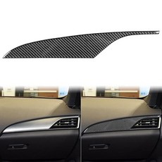 Auto Dashboard Co-pilot 트림 스트립 데칼 프리미엄 스티커 실제 품질 부드러운 탄소 섬유 내부 트림 액세서리 캐딜락 CT5/CT5-V/CT5-V 블랙윙 201, 코파일럿 트림 스트립