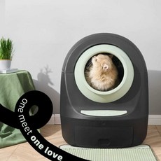 반려동물 자동 고양이 화장실 배변통 대형 변기 방오, 1개, 상세페이지 참고