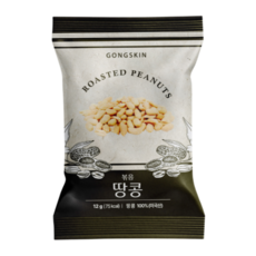 공스킨 볶음 땅콩 미니팩, 10개, 12g