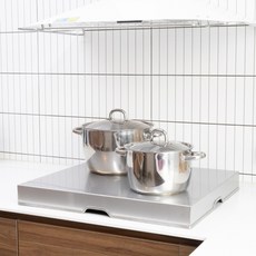 아텍스 쿡탑 가스레인지 덮개, 실버, 1개