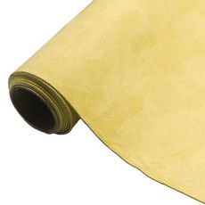 패브릭원단 스웨이드 패브릭 자동차 인테리어 좌석 보석 상자에 대한 미터당 자체 접착 Diy 봉제 고밀도, lemon yellow, 1개