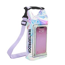 新炫彩2L防水手機袋 適用於戶外漂流游泳, 幻彩（現貨）,2升, 1個